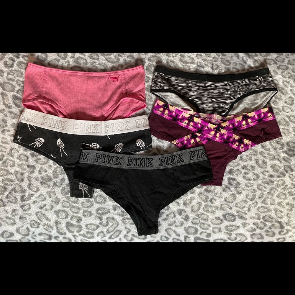 Bundle of 5 PINK by VS Panties